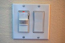 occupant sensor light switch